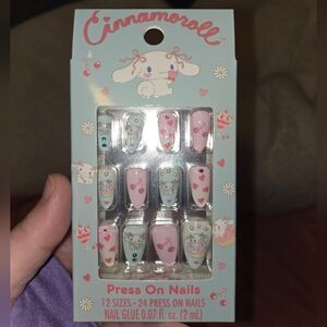 Sanrio Cinnamoroll Pink and Blue Press On Nails